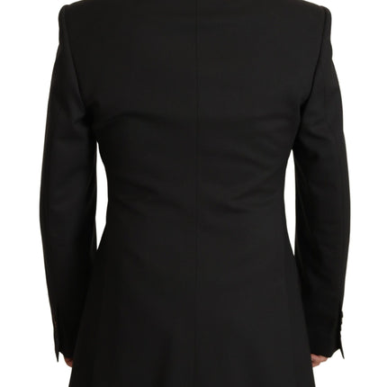 Dolce & Gabbana Black Wool Single Breasted Blazer v