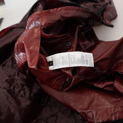 Dolce & Gabbana Bordeaux Cotton Hooded Full Zip Jacket