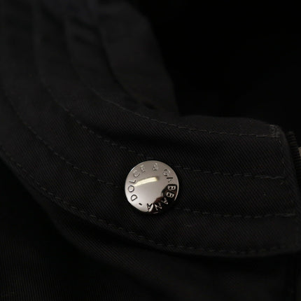 Dolce & Gabbana Black Nylon Hooded Parka Coat Winter Jacket