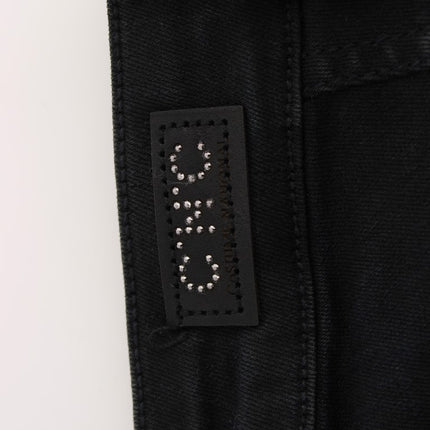 Costume National Black Cotton Slim Fit Denim Jeans