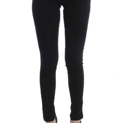 Costume National Black Cotton Slim Fit Denim Jeans