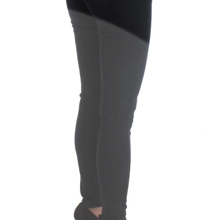 Costume National Black Cotton Slim Fit Denim Jeans