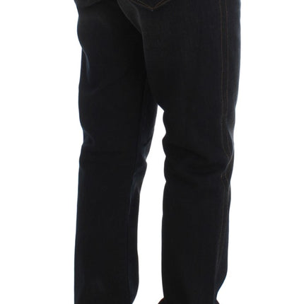 Ermanno Scervino Blue Wash Cotton Boyfriend Jeans