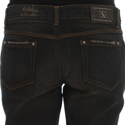 Ermanno Scervino Blue Wash Cotton Boyfriend Jeans
