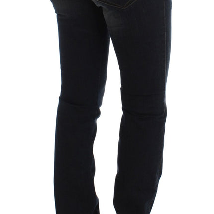 Ermanno Scervino Blue Wash Cotton Slim Fit Jeans