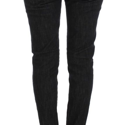 Ermanno Scervino Blue Cotton Slim Fit Denim Jeans