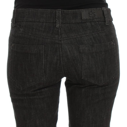 Ermanno Scervino Blue Cotton Slim Fit Denim Jeans