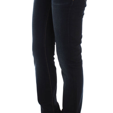 John Galliano Blue Wash Cotton Slim Fit Jeans