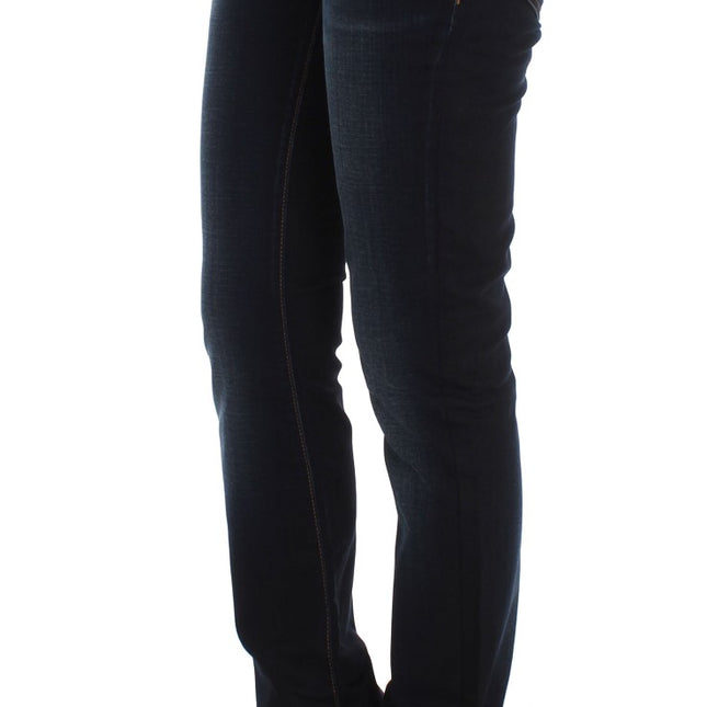 John Galliano Blue Wash Cotton Slim Fit Jeans