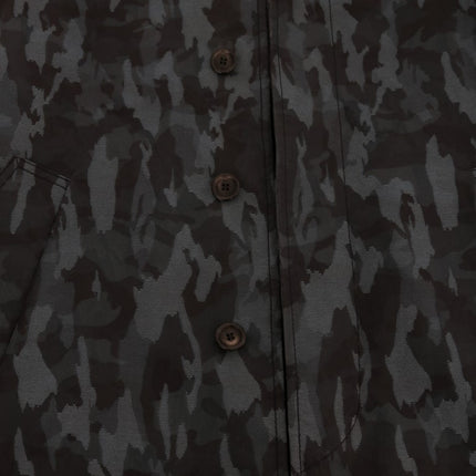 Dolce & Gabbana Blue Camouflage Trench Trench