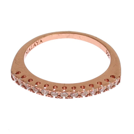 Nialaya Red Gold 925 Silver Ring