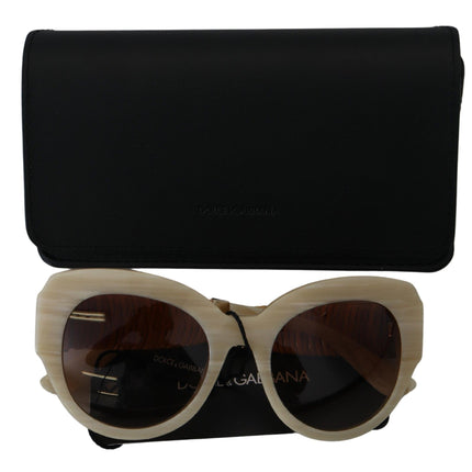 Dolce & Gabbana Beige Acetate Full Rim Brown Lense DG4294 Sunglasses