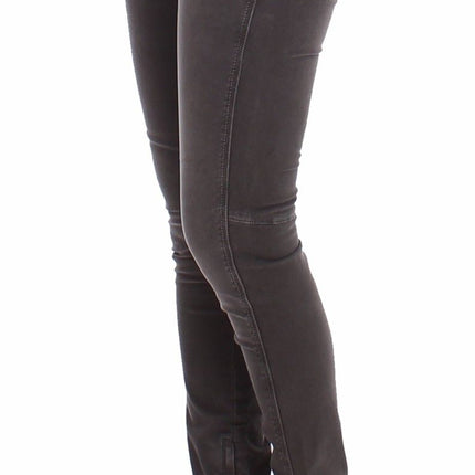 Ermanno Scervino Gray Slim Jeans Denim Pants Skinny Leg Stretch
