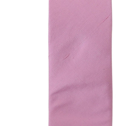 Daniele Alessandrini Pink Classic Men Necktie Accessory Silk Tie
