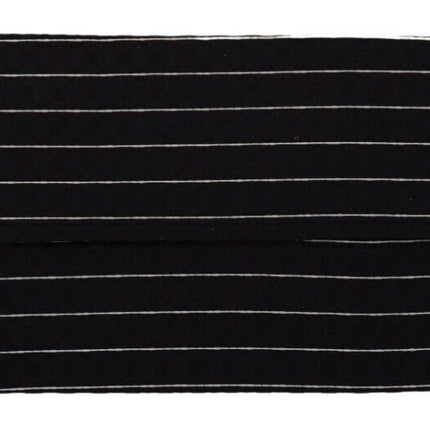 Dolce & Gabbana Black White Stripes Elastic Ear Strap One Size Face Mask