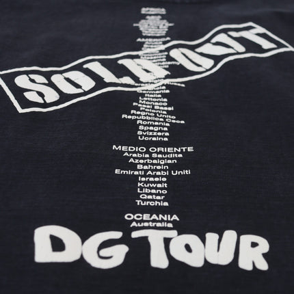 Dolce & Gabbana Black D&G Fashion Round Neck Cotton T-shirt