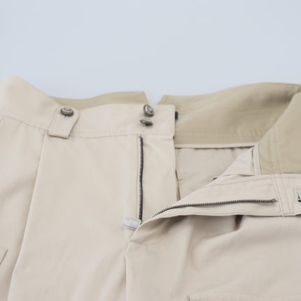 Dolce & Gabbana Beige Cotton Women Cargo Pants
