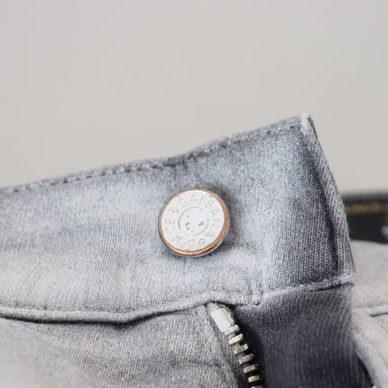 Dolce & Gabbana Gray Washed Skinny Men Denim Jeans