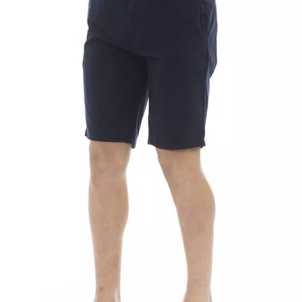 Baldinini Trend Blue Cotton Men Bermuda Short