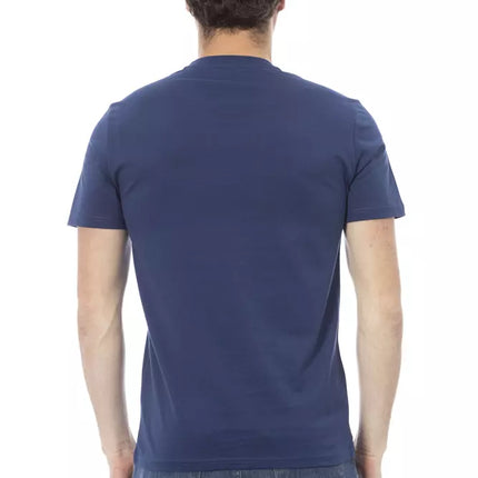 Baldinini Trend Blue Cotton Men T-Shirt