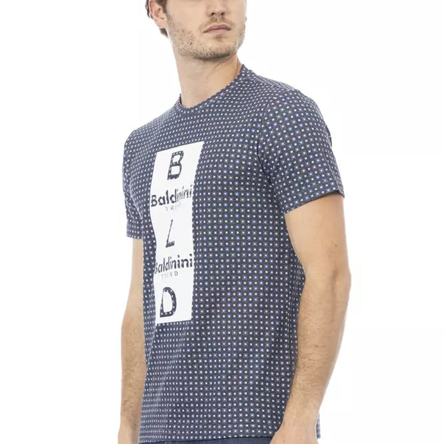 Baldinini Trend Gray Cotton T-Shirt
