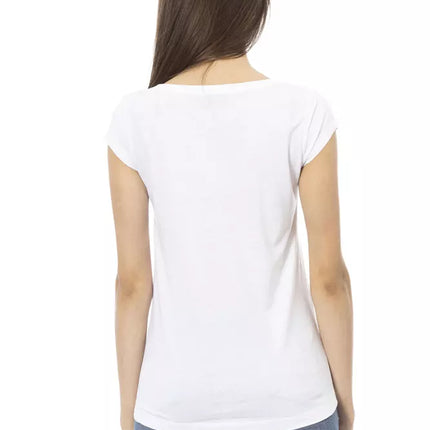 Trussardi Action White Cotton Women T-Shirt
