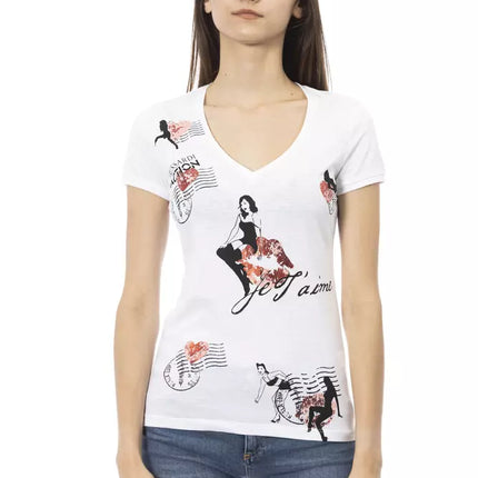 Trussardi Action White Cotton Women's Top