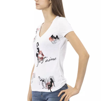 Trussardi Action White Cotton Women's Top