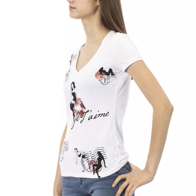 Trussardi Action White Cotton Women's Top