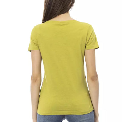 Trussardi Action Green Cotton Women T-Shirt