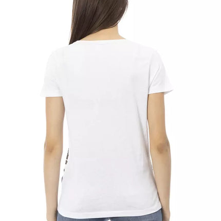 Trussardi Action White Cotton Women T-Shirt