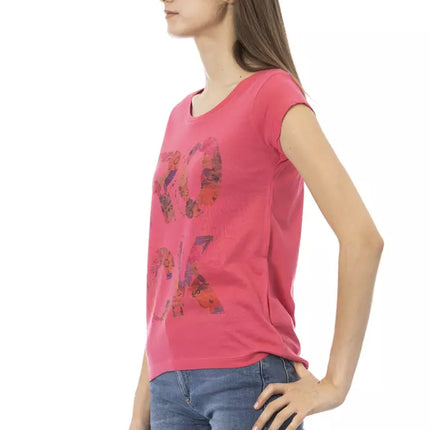 Trussardi Action Multicolor Cotton Women T-Shirt
