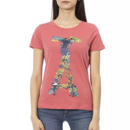 Trussardi Action Fuchsia Cotton Tops & T-Shirt