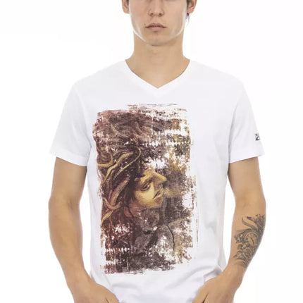 Trussardi Action White Cotton Men's T-Shirt
