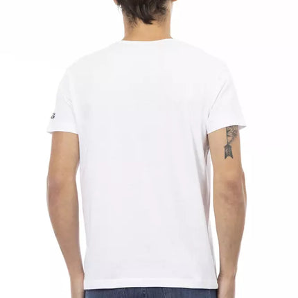 Trussardi Action White Cotton Men's T-Shirt
