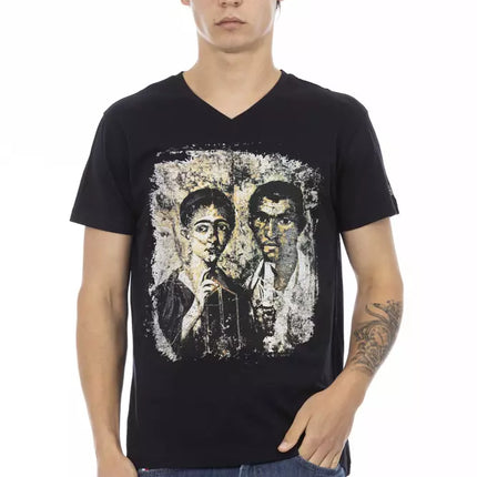 Trussardi Action Black Cotton Men's T-Shirt