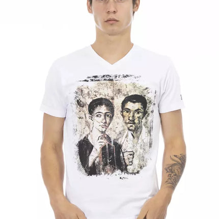 Trussardi Action White Cotton T-Shirt