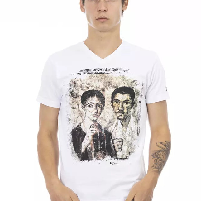 Trussardi Action White Cotton T-Shirt
