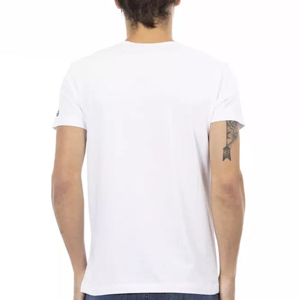 Trussardi Action White Cotton T-Shirt