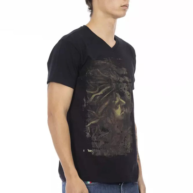 Trussardi Action Black Cotton Men's T-Shirt