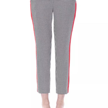 BYBLOS Black Viscose Women Pant
