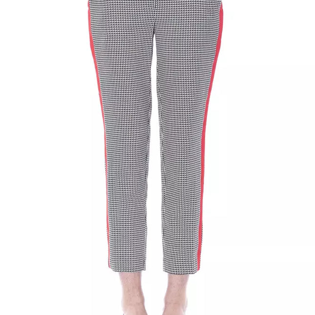 BYBLOS Black Viscose Women Pant