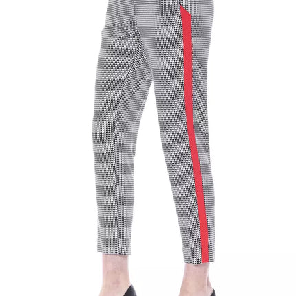 BYBLOS Black Viscose Women Pant
