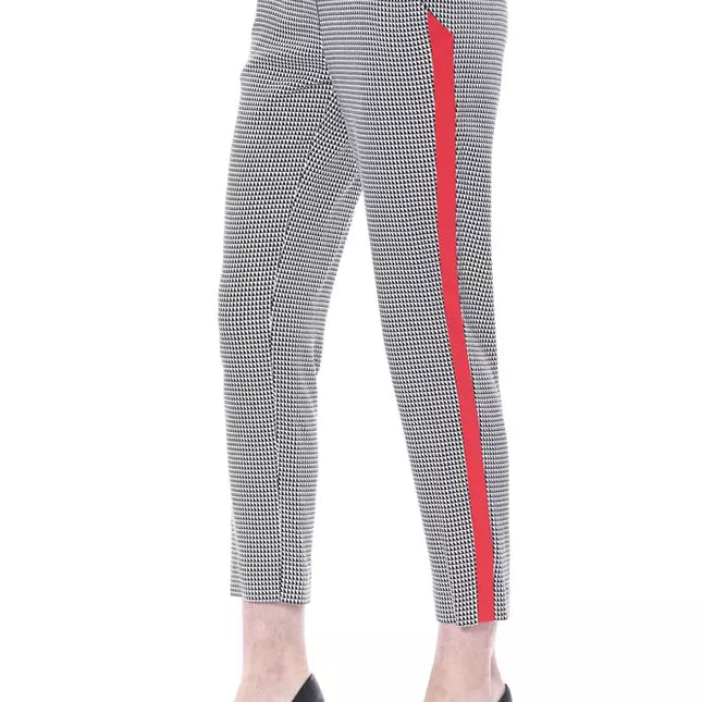 BYBLOS Black Viscose Women Pant
