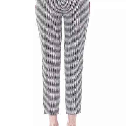 BYBLOS Black Viscose Women Pant