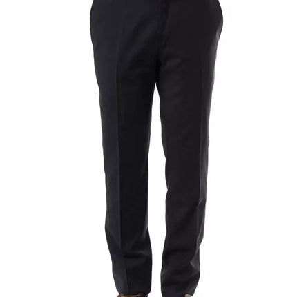 Uominitaliani Gray Wool Men Pants