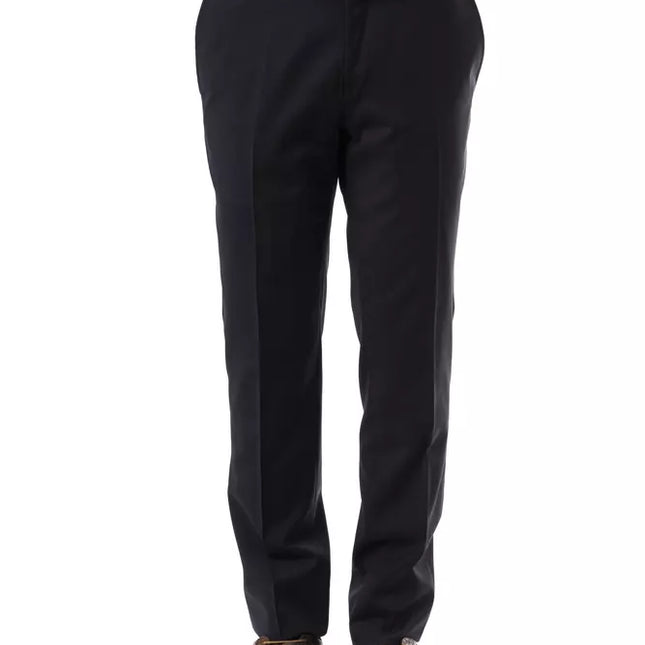 Uominitaliani Gray Wool Men Pants