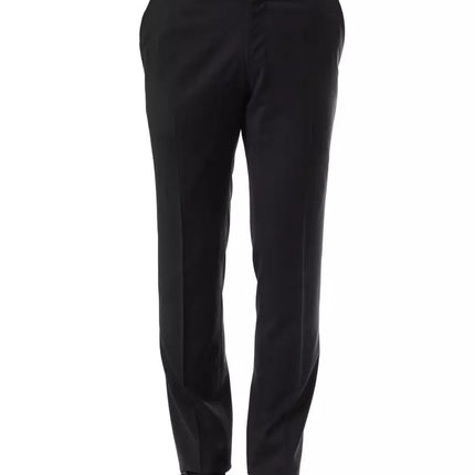 Uominitaliani Gray Wool Men's Suit Pants
