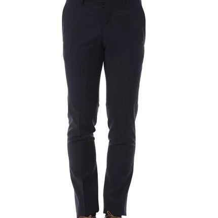 Uominitaliani Gray Wool Men's Suit Pant