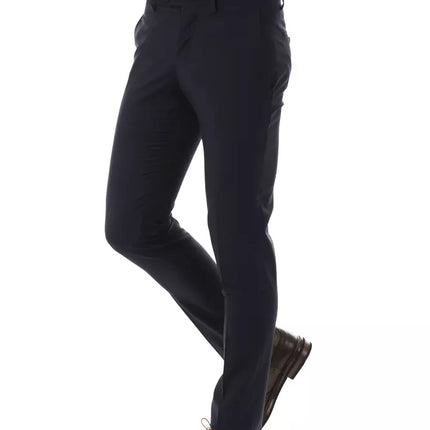 Uominitaliani Gray Wool Men's Suit Pant